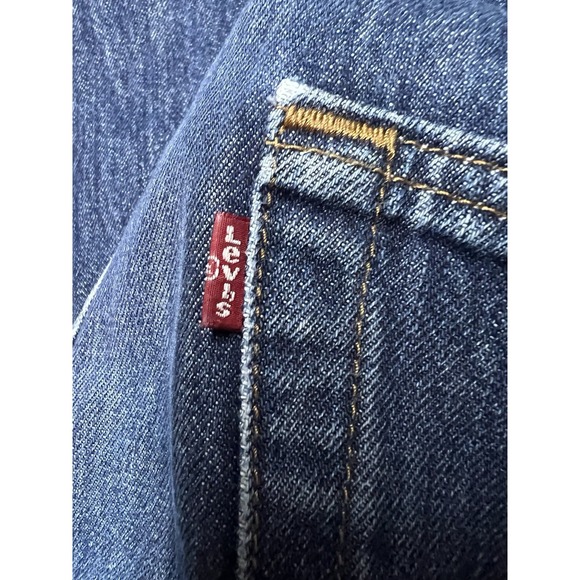 Levi's 501 Denim Jeans Men's 40 X 32 Buttonfly Blue Straight Preppy - Picture 7 of 15